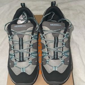 Merrell Charcoal & Canal Siren Sport 3 Leather Hiking Shoe Women’s Size 8